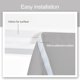 thumbnail image 4 of Cortinas térmicas aislantes para puertas de entrada y ventanas laterales | Cortinas opacas de 66 x 172 cm | Privacidad y bloqueo de luz | Gris, beige, azul marino y blanco, 4 of 6