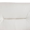 thumbnail image 2 of Trumanpick Leather Single Sofa Chair, Modern Comfy Sofa Couch for Living Room, Bedroom, White, 2 of 6