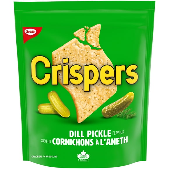 Crispers, Dill Pickle Flavour, Salty Snacks, Is It a Chip or a Cracker, 145 g