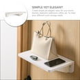 thumbnail image 7 of Eease Stick-on Wall Shelf for Bathroom/Kitchen, Plastic Folding Bedside Display, 7 of 7