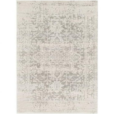Surya Harput HAP-1024 31 x 240" Runner Fabric Rug in Charcoal/Gray/Beige