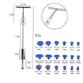 thumbnail image 1 of 19pcs Sliding Hammer,Paintless Car Dent Repair Tool Type T Type,Slide Hammer Bar, 1 of 1