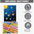 thumbnail image 6 of Traceease 10 Educational Posters for Classroom Decor & Kindergarten Homeschool Supplies Baby, Laminated Preschool Learning Chart Materials - Alphabet, Numbers, Shapes,Feelings, Solar System, 6 of 8