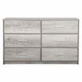 thumbnail image 4 of Kadyn Bedroom Dresser, Chest of Drawers,6-Drawer Dresser with Large Fabric Drawers for Bedroom, Living Room, Grey, 4 of 11