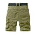 thumbnail image 4 of WTOBBY Men's Casual Comfortable Cargo Shorts, Multi-Pocket Military Tactical Design, Beltless Waist for Easy Wear, Lightweight and Durable for Daily Use,Khaki 2XL, 4 of 5