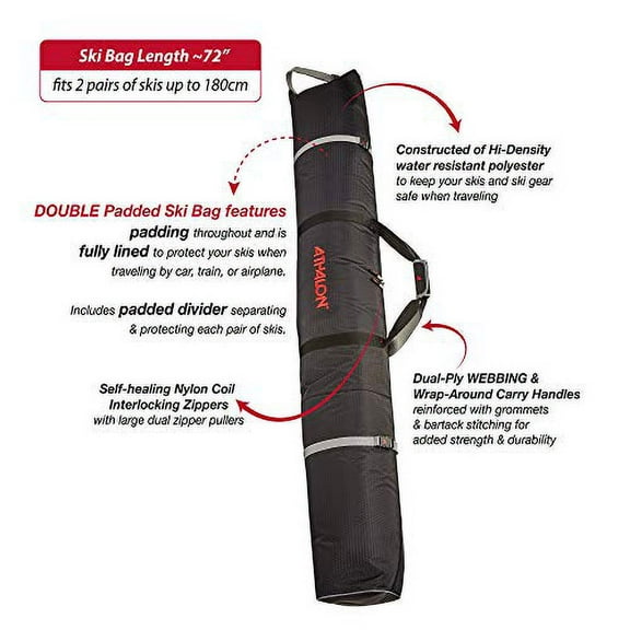 Athalon Double Padded Ski Bag