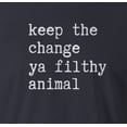 thumbnail image 2 of 9 Crowns Tees Unisex Home Alone Christmas T-shirt (KeepChange-Navy, 2XL), 2 of 3
