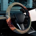 thumbnail image 6 of Starfish 14.5 Inch Printing PVC Leather Car Wheel Covers Steering Wheel Covers Auto Accessories, 6 of 6