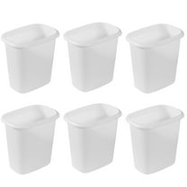 Rubbermaid 6 Quart Bedroom, Bathroom, and Office Trash Can (6 Pack)