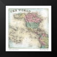 thumbnail image 2 of Lula Bijoux and Company 20x20 Black Modern Framed Museum Art Print Titled - The World 2, 2 of 5