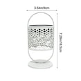 thumbnail image 3 of Farol colgante de hierro forjado con energía solar y diseño calado – Luz de jardín impermeable para exteriores, ideal para patios, terrazas y decoración de vallas – Lámpara colgante ambiental con l, 3 of 6