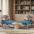 thumbnail image 4 of HELLHERO Classic Elastic Bottom Armless Accent Chair Protector for Armless Chair, Armless Accent Chair Soft Cover Otter, 4 of 8