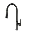 thumbnail image 2 of STYLISH Forli Single Handle Matte Black Pull Down Kitchen Faucet, 2 of 11