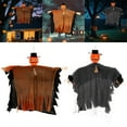 thumbnail image 2 of 2/1pcs Hallo-ween Effaroucheur de Citrouille Effrayant, Citrouille Suspendue Fantôme Squelette avec Bras Réglables, Accessoire Hallo-ween Effrayant Décorations de Fête de Jardin, 2 of 7