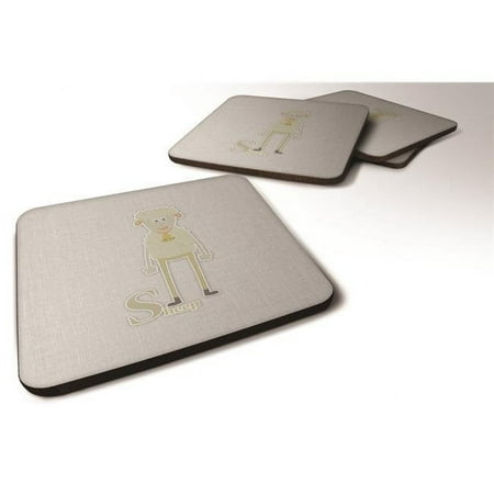 

Alphabet S For Sheep Foam Coasters - Set of 4