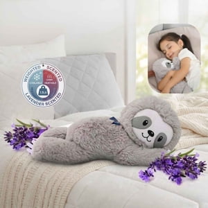 Lilly's Love Weighted Sloth Plush, Heatable Coolable