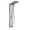 Brushed Nickel, variant on LED Shower Panel Tower System Rain&Waterfall Massage Body Jets Brushed Nickel