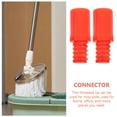 thumbnail image 2 of 2Pcs Broom Extension Pole Adapter Tip Plastic Threaded Handle Tip Repairing Threaded Tips, 2 of 4