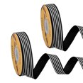thumbnail image 1 of Unique Bargains 100 Yards x 1' Christmas Striped Ribbon, Black and White Ribbon Candy Cane Ribbon Roll Wrapping Ribbon, 1 of 6