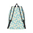 thumbnail image 6 of Rocae Daisy Floral A for Durable Canvas Backpack Leisure Large Bag Travel Rucksack Multi-function Backpack Medium, 6 of 8