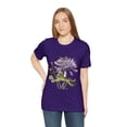 thumbnail image 6 of Wildflower Print Unisex Short Sleeve T Shirt Virginia Spring Beauty, 6 of 12