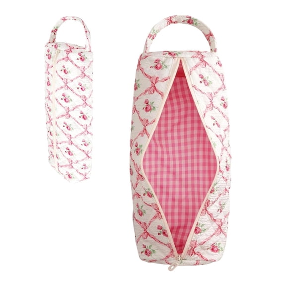 16" Hair Tool Travel Bag Cute Makeup Toiletry Bag Hair Dryer Organizer | Portable Curling Iron Storage Bag Travel Must Haves