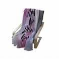 thumbnail image 4 of Saying Soft Flannel Fleece Throw Blanket, Make Your Dreams Happen Saying About Dreams Goals and Life, Cozy Plush for Indoor and Outdoor Use, 50" x 60", Lavender Pink and Black, by Ambesonne, 4 of 6