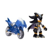 Sonic X DC Shadow As Batman 5 inch Scale Action Figure with Batcycle Vehicle