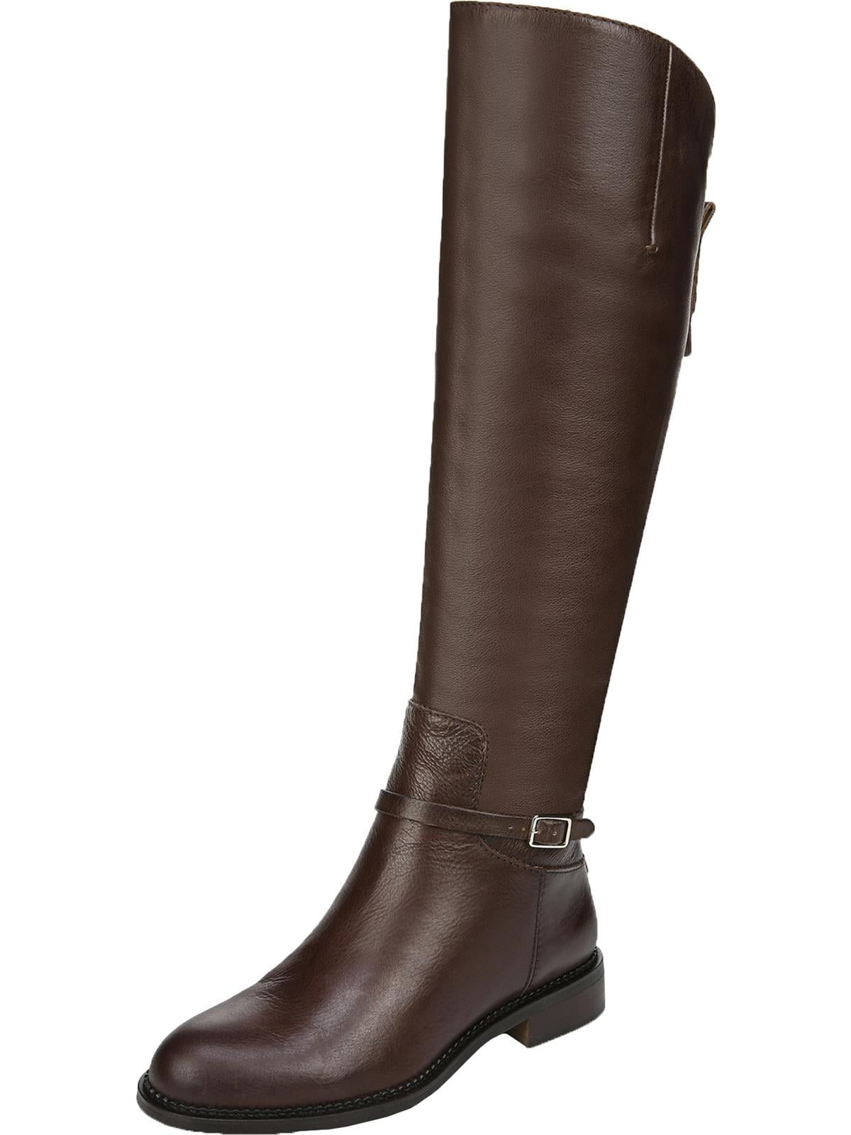 Franco Sarto Womens Haylie Leather Wide Calf Riding Boots - Walmart.com
