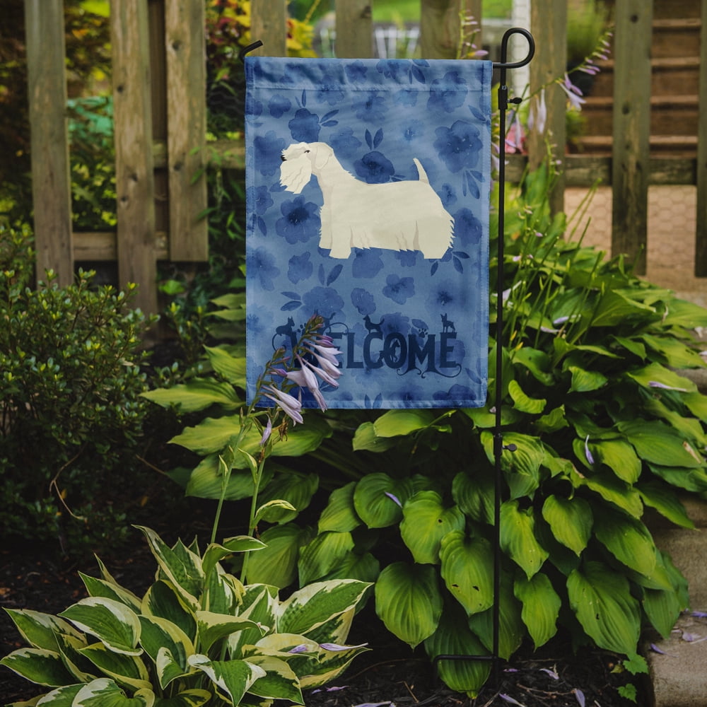 Sealyham Terrier Welcome Garden Flag