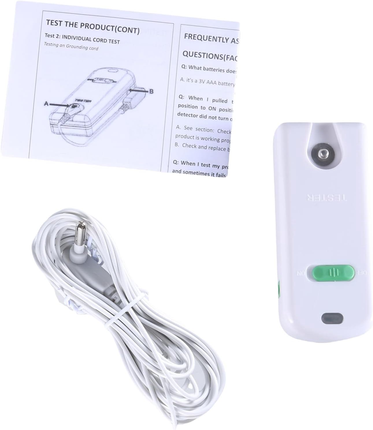 Grounding Tester For Mats, Sheets & Blankets - Portable Continuity Tester For Earthing Products