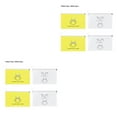 thumbnail image 4 of Redempat 4 Pcs/10 Pcs Boîte de Rangement pour Masques PP Support Portable Organisateur Réutilisable Étui Anti-Poussière 2*Jaune+2*Blanc 2Ensemble, 4 of 6