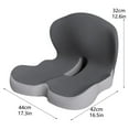 thumbnail image 3 of Ergonomic Memory Foam Car Seat C Cushion with Lumbar Support for Back and Pressure Reduction, 3 of 9