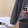 thumbnail image 4 of Gibobby Toddler Boys Pajamas Boy Clothing Sets Cartoon Print Fall Winter Long Sleeve Top Pants Pajamas 2 Pc Loungewear For 12 Months 2t 3t 4t 5t Boy Pjs Set Kid Sleepwear,Grey,Size 2-3 Years, 4 of 7