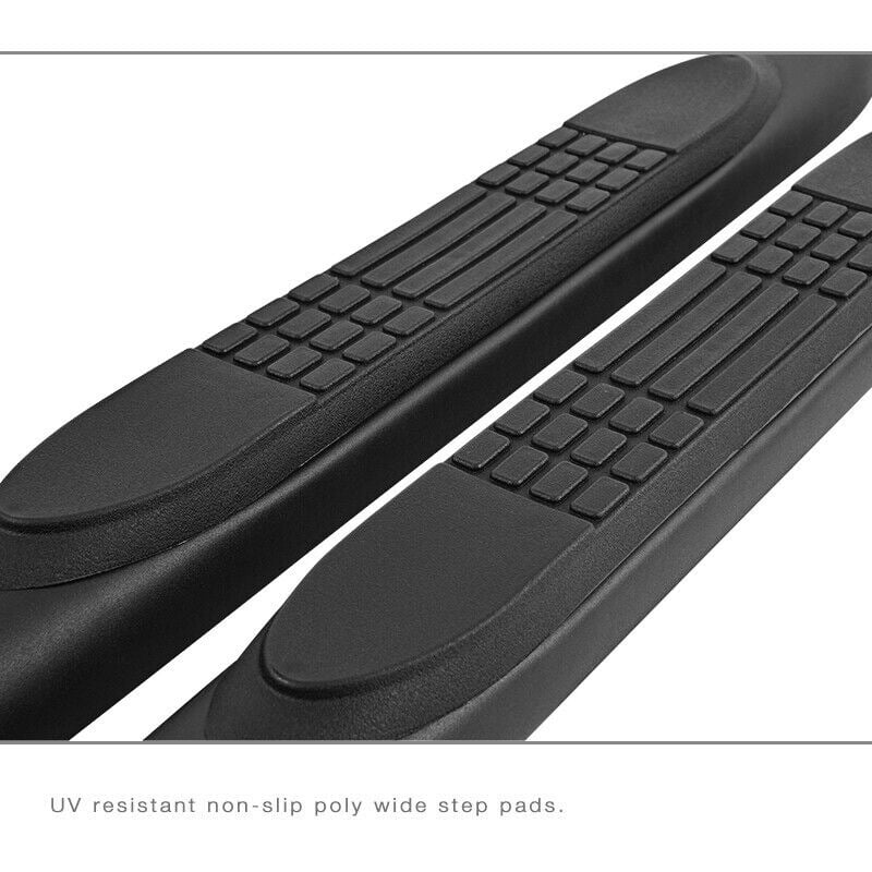 RVNI Running Board 3" Nerf Bars for 99-18 Chevy Silverado/Sierra 1500 2500 Regular Cab Side Steps