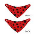 thumbnail image 6 of Kll Ladybug Pattern Dog Bandanas,Triangle Reversible Pet Scarf For Small Medium Large And Extra Large Dogs-Medium, 6 of 8