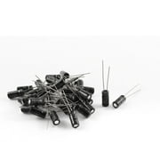 30Pcs 50V 4.7uF 105C Radial Lead Electrolytic Capacitor 5mm x 12mm