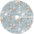 thumbnail image 1 of FMSHPON Easter Tree Skirt Colorful Eggs Bunny Xmas Christmas Tree Skirt Stand Mat for Holiday Party Decoration Indoor Outdoor 36 inches, 1 of 6
