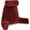 Red, variant on Husband Pillow Medium Maroon, Backrest for Kids, Teens, Petite Adults - Reading Pillows With Arms, Adjustable Loft, Plush Memory Foam, Bed Rest Chair for Sitting Up, Detach Neck Roll, Removable Cover