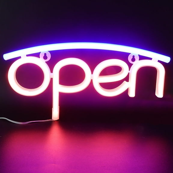 TAILTOSS Business Neon Signs LED Neon Open Sign Shanghai Blue 1Pcs for Wall Decor