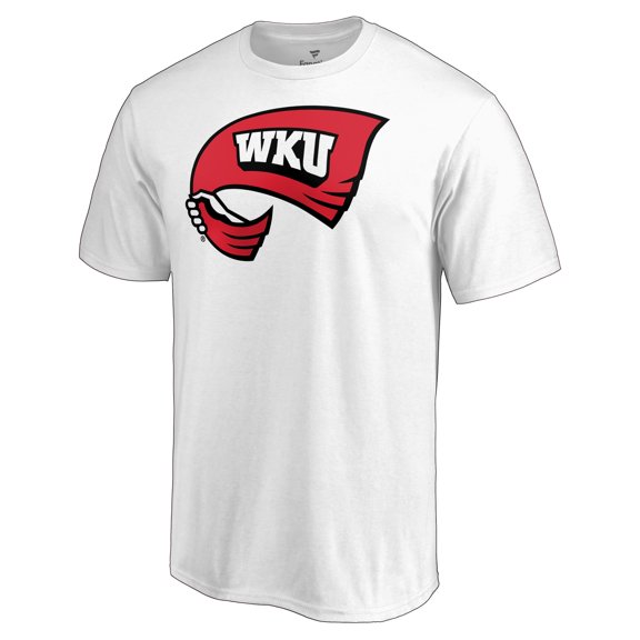 Men's White Western Kentucky Hilltoppers Primary Team Logo T-Shirt
