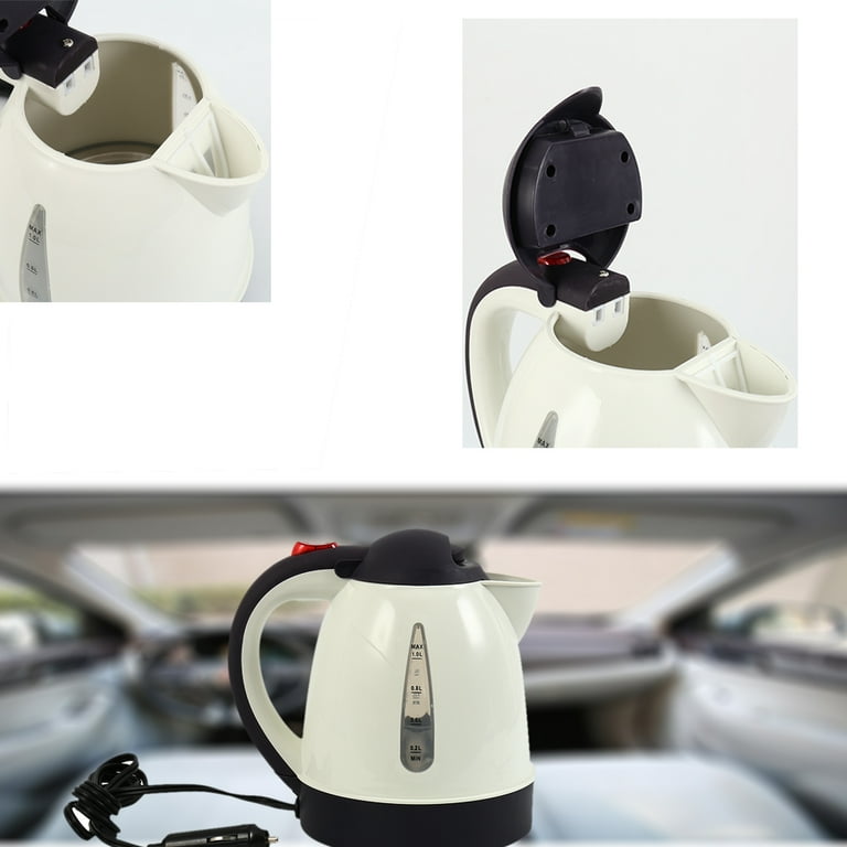 12V Portable Car Kettle Lighter Plug Water Heater Bottle for Tea Coffee  Travel