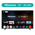 thumbnail image 1 of Restored Hisense 50-Inch Class H5 Series 4K UHD HDR Google Smart TV (50H5BG, 2025 Model) - Dolby Vision Gaming, HDR 10, Motion Rate 120, AI Upscaler, DTS Virtual X, Game Mode Plus, Google Assistant Built-In, 1 of 1