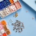 thumbnail image 3 of OULII 50Pcs Alloy Metal Flower Spacer Bead Caps for Decorative Jewelry Crafting Projects, 3 of 4