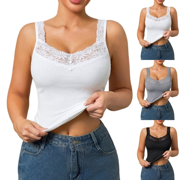 Black Women's Built in Bra Tank Top Ribbed Nylon,Spandex Sleeveless Casual Shirts Racerback Workout Yoga Camisole Tops Comfy Undershirt Tank Top Women L