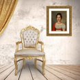 thumbnail image 3 of Jozef Czauczik 20x24 Gold Ornate Framed and Double Matted Museum Art Print Titled - Portrait of Anna Okolicsanyi (1826), 3 of 4