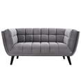 thumbnail image 4 of Modway Bestow 2 Piece Velvet Upholstered Loveseat and Armchair Set, Multiple Colors, 4 of 5