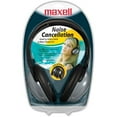 thumbnail image 4 of Maxell Noise Cancellation Headphones Stereo - Black, Gray - Mini-phone (3.5mm) - Wired - 60 Ohm - 10 Hz 28 kHz - Nickel Plated Connector - Over-the-head - Binaural - Ear-cup - 6 ft Cable - Noise Cance, 4 of 4