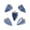 Blue Aventurine, variant on 5pcs Gemstone Pendants Heart Crystal Stone Charms Golden Plated Hooks 32~34mm-Rose Quartz