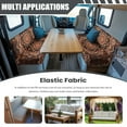 thumbnail image 3 of XYZCANDO Beautiful Mandragora RV Dinette Cushion Covers Camper Accessories for Inside Sofa Covers for 2 Cushion Couch Universal RV Dinette Cushions Comfortable Bench Cushion Orange, 3 of 7